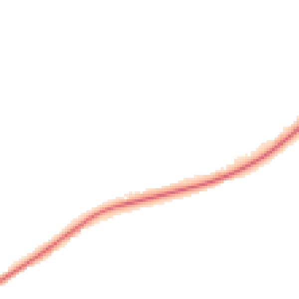 Night-time road noise heatmap for BB12 9DA