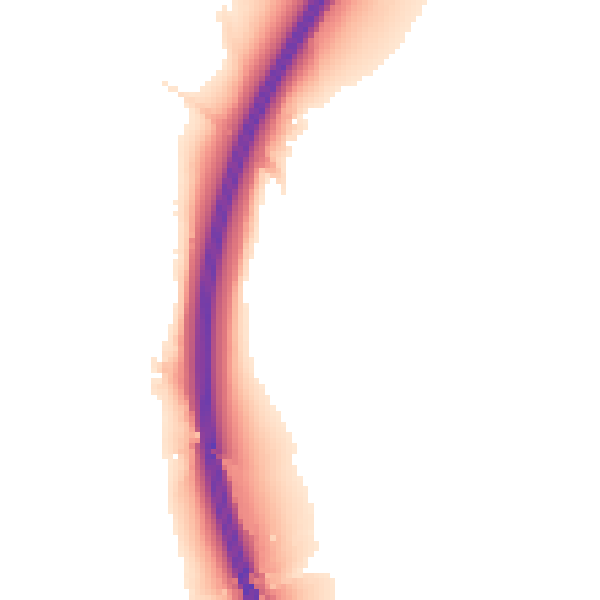 Night-time road noise heatmap for BB12 9DP