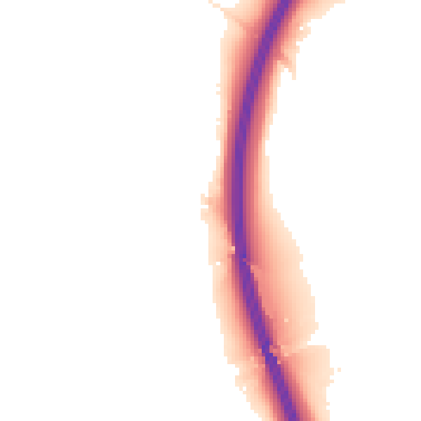 Night-time road noise heatmap for BB12 9DR