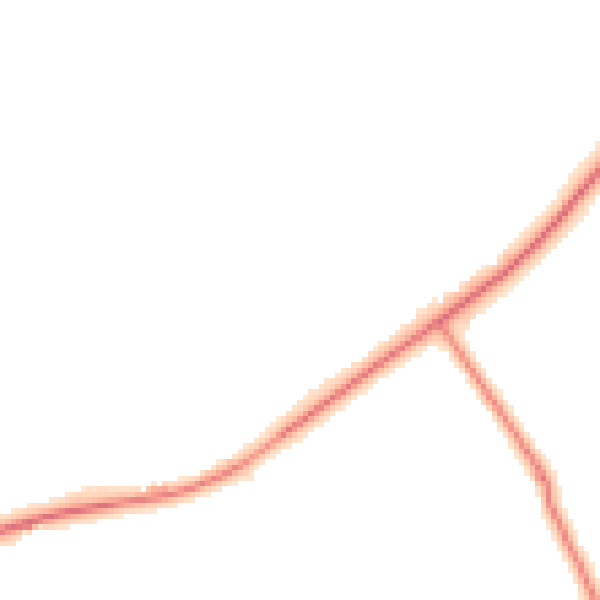 Night-time road noise heatmap for BB12 9EQ