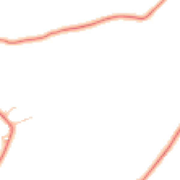 Daytime road noise heatmap for BB12 9JN