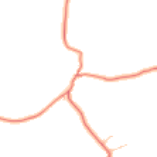 Daytime road noise heatmap for BB12 9JR