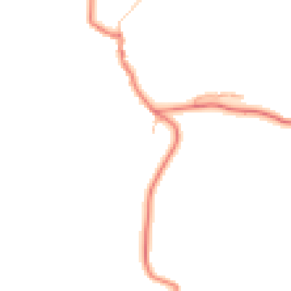 Daytime road noise heatmap for BB12 9JU