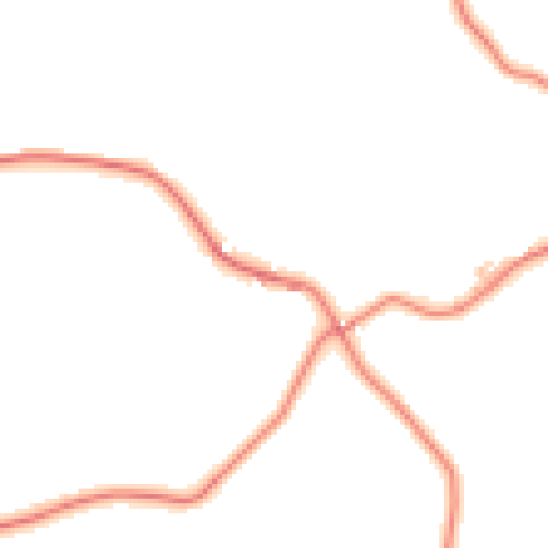 Daytime road noise heatmap for BB12 9LH