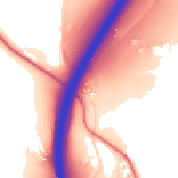 Daytime road noise heatmap for BB12 9NR