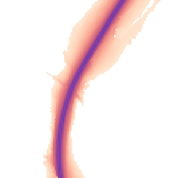 Night-time road noise heatmap for BB12 9NR