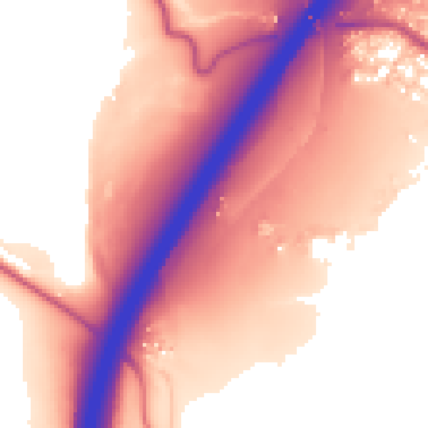 Daytime road noise heatmap for BB12 9NS