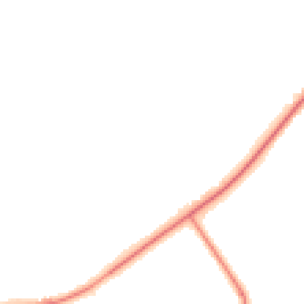 Night-time road noise heatmap for BB12 9PQ