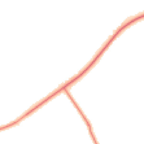 Night-time road noise heatmap for BB12 9QH