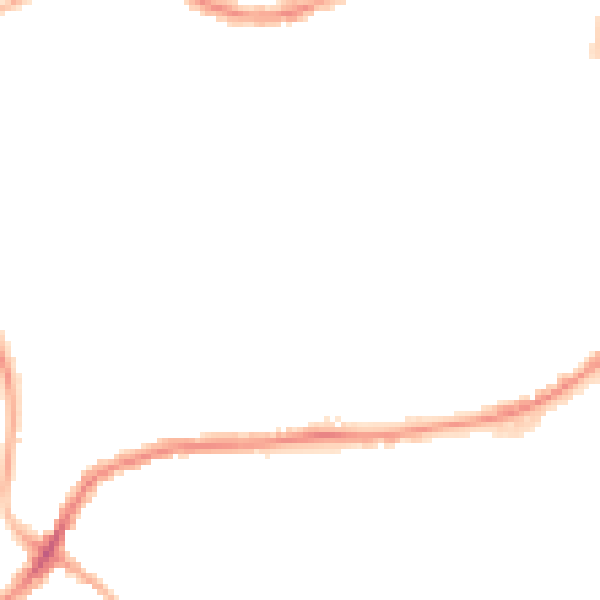 Night-time road noise heatmap for BB2 1AD