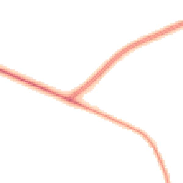 Night-time road noise heatmap for BB2 7FJ
