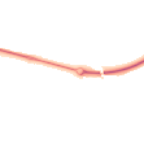 Night-time road noise heatmap for BB2 7LB