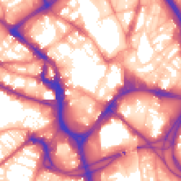 Daytime road noise heatmap for BD1 1AG