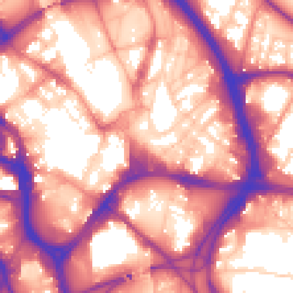 Daytime road noise heatmap for BD1 1AH