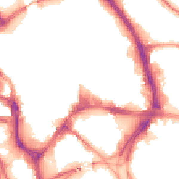 Night-time road noise heatmap for BD1 1AH