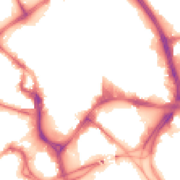 Night-time road noise heatmap for BD1 1HA