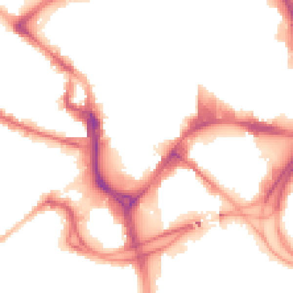 Night-time road noise heatmap for BD1 1HZ