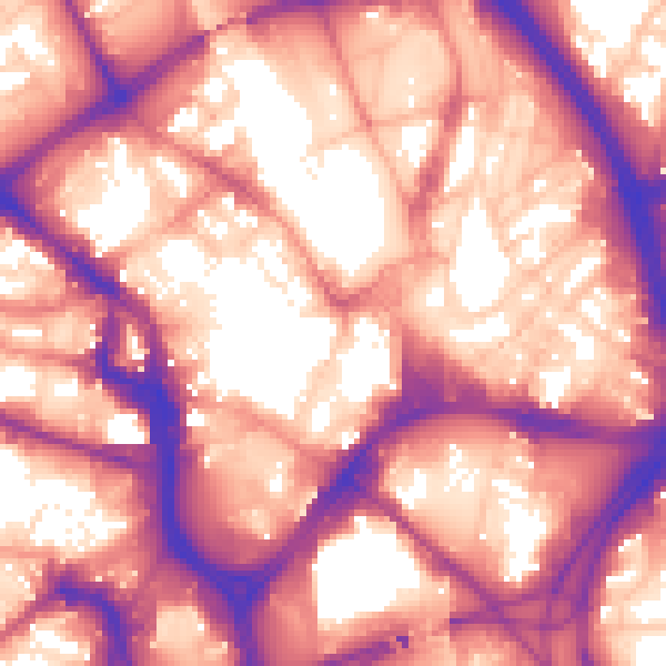 Daytime road noise heatmap for BD1 1PH