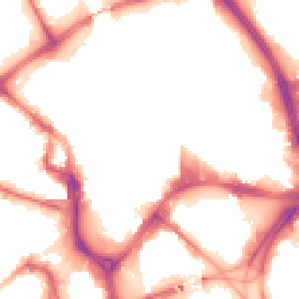 Night-time road noise heatmap for BD1 1PH
