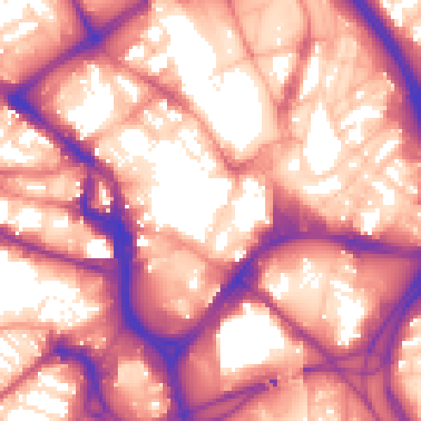 Daytime road noise heatmap for BD1 1PR