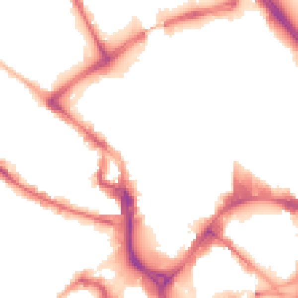 Night-time road noise heatmap for BD1 1QP