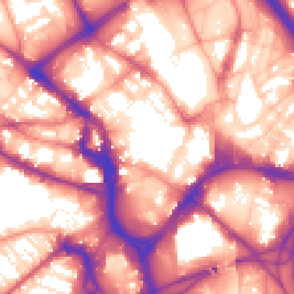 Daytime road noise heatmap for BD1 1QS