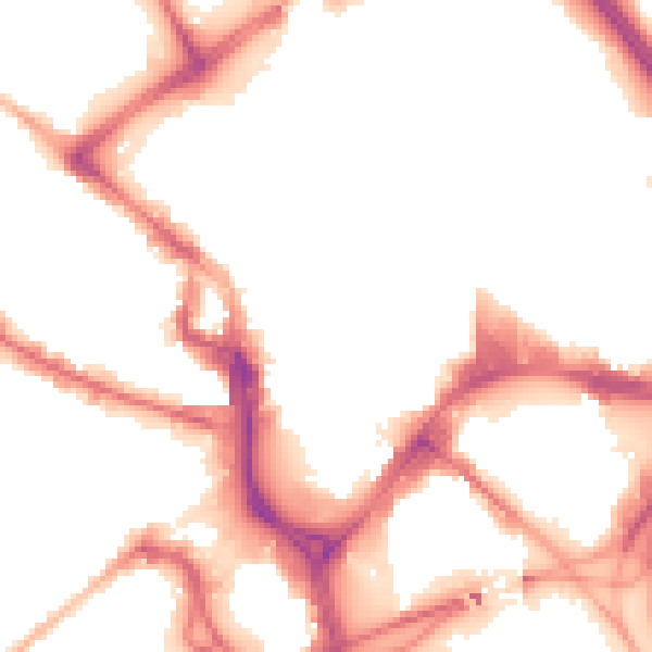 Night-time road noise heatmap for BD1 1QS