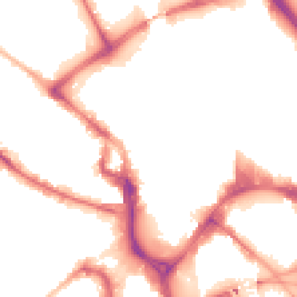 Night-time road noise heatmap for BD1 1QY