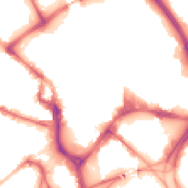 Night-time road noise heatmap for BD1 1RE