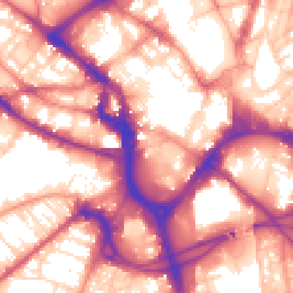 Daytime road noise heatmap for BD1 1SD