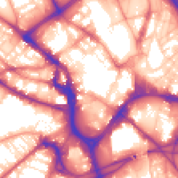 Daytime road noise heatmap for BD1 1SQ