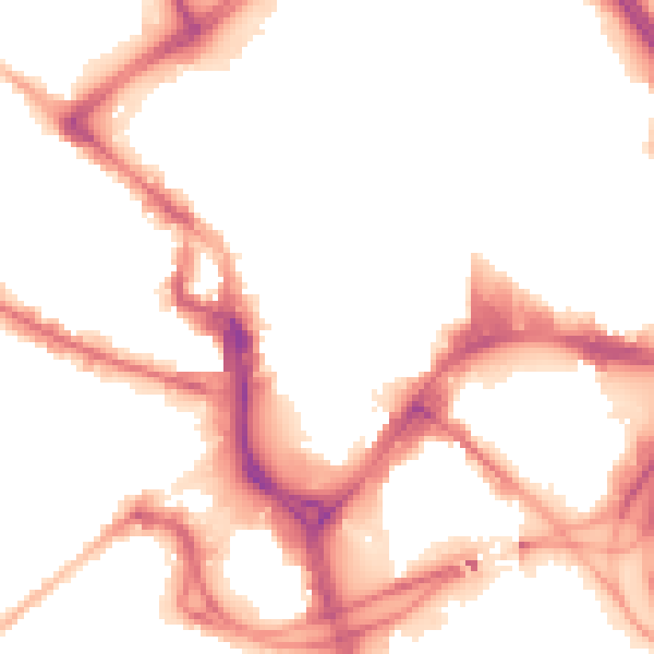 Night-time road noise heatmap for BD1 1SR
