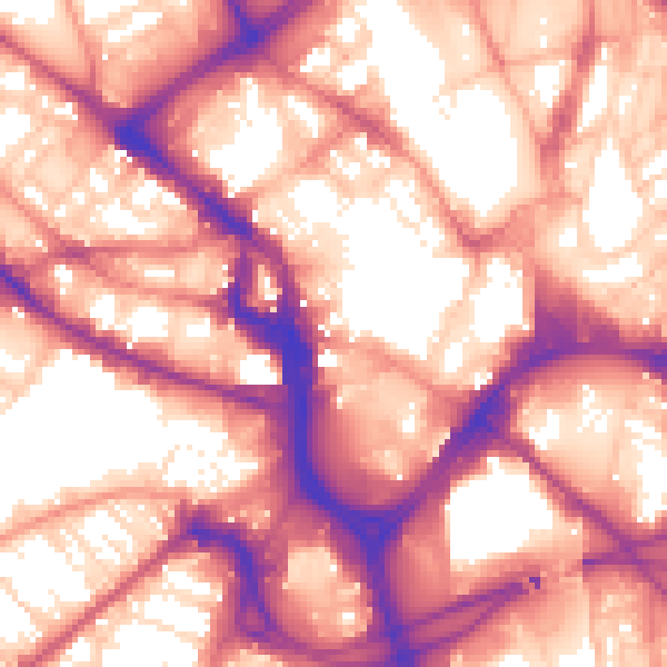 Daytime road noise heatmap for BD1 1SY