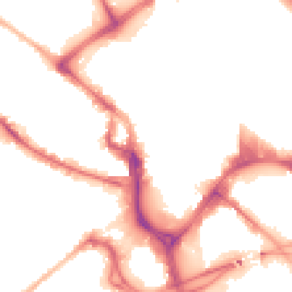 Night-time road noise heatmap for BD1 1SZ