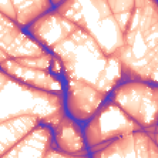Daytime road noise heatmap for BD1 2AA