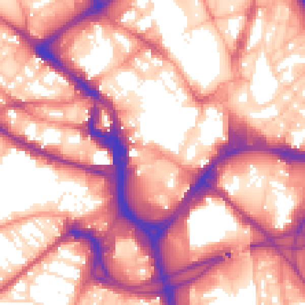 Daytime road noise heatmap for BD1 2AZ