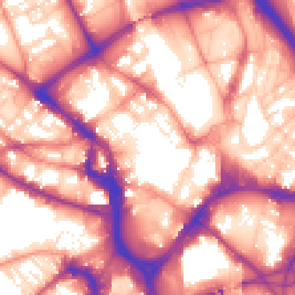 Daytime road noise heatmap for BD1 3LB