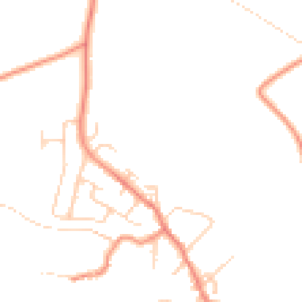 Daytime road noise heatmap for BD15 0AF