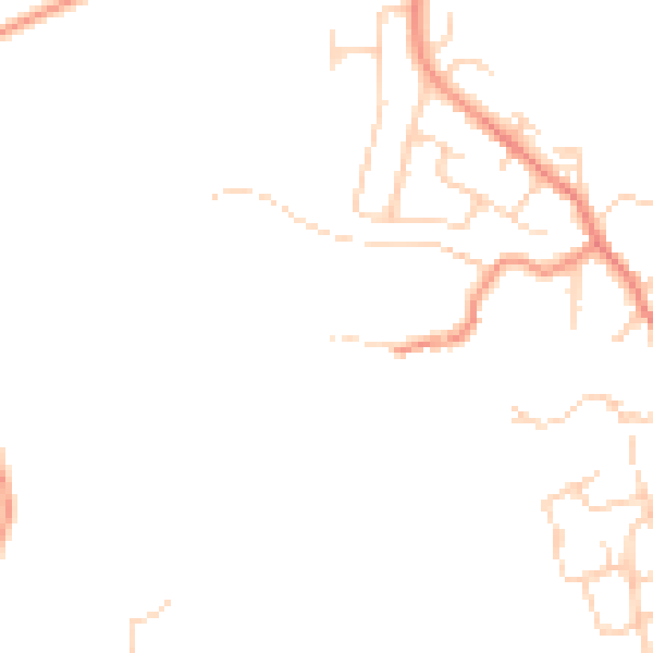 Daytime road noise heatmap for BD15 0BE