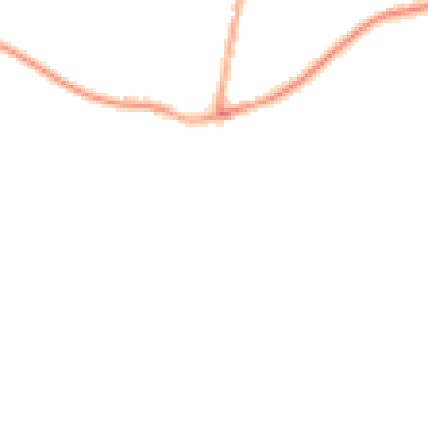 Night-time road noise heatmap for BD15 9AR