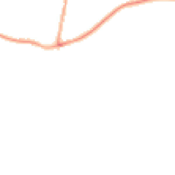 Night-time road noise heatmap for BD15 9BL