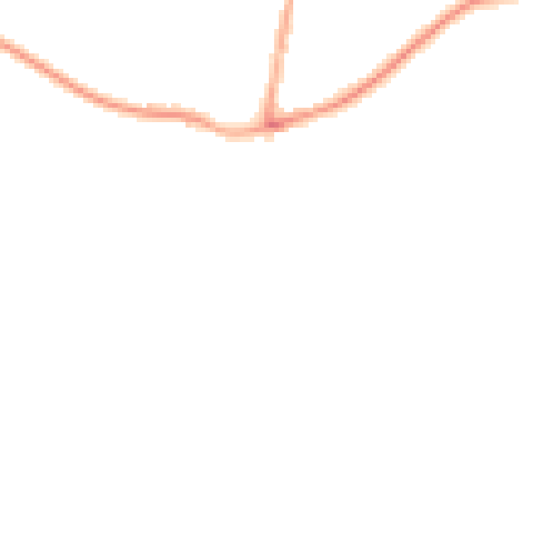 Night-time road noise heatmap for BD15 9BT
