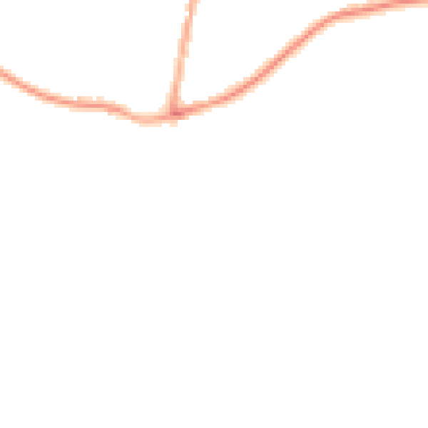 Night-time road noise heatmap for BD15 9BW