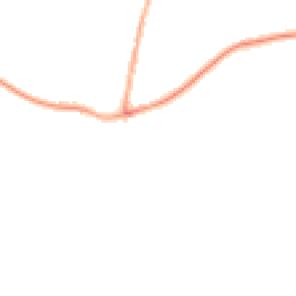 Night-time road noise heatmap for BD15 9DA