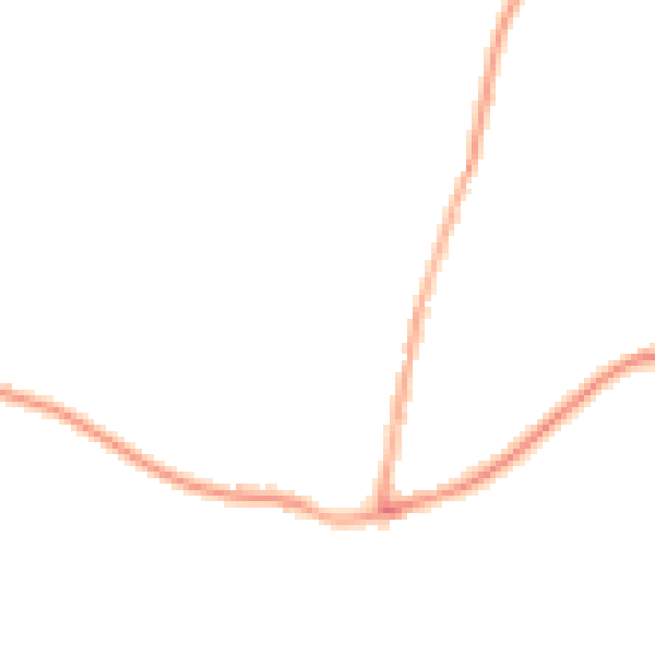 Night-time road noise heatmap for BD15 9LN