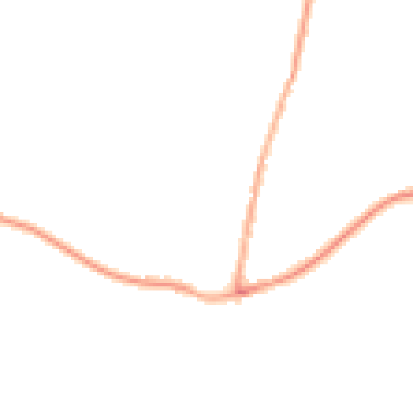 Night-time road noise heatmap for BD15 9LP