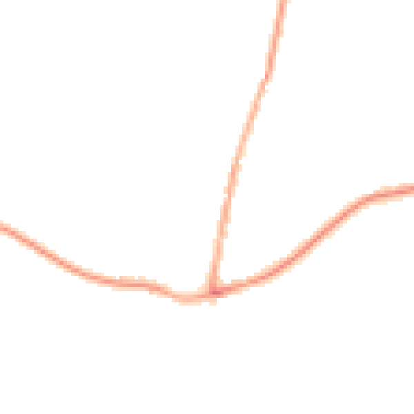 Night-time road noise heatmap for BD15 9LT