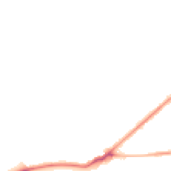 Night-time road noise heatmap for BD2 1EP