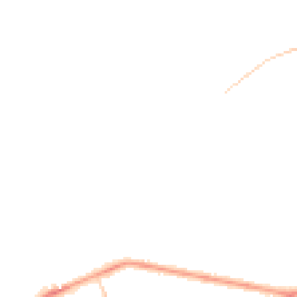 Night-time road noise heatmap for BD2 2JH