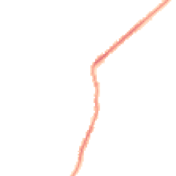 Night-time road noise heatmap for BD20 0AF